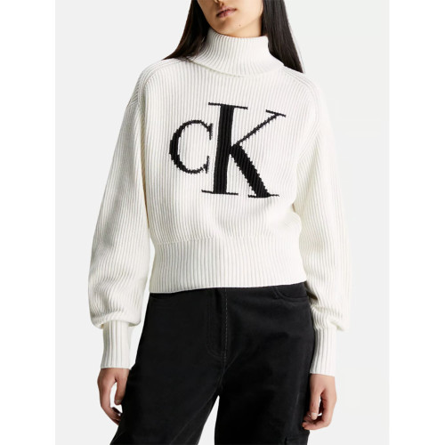 Calvin Klein Γυναικεία πλεκτή μπλούζα Blown Up Ck Loose Sweater